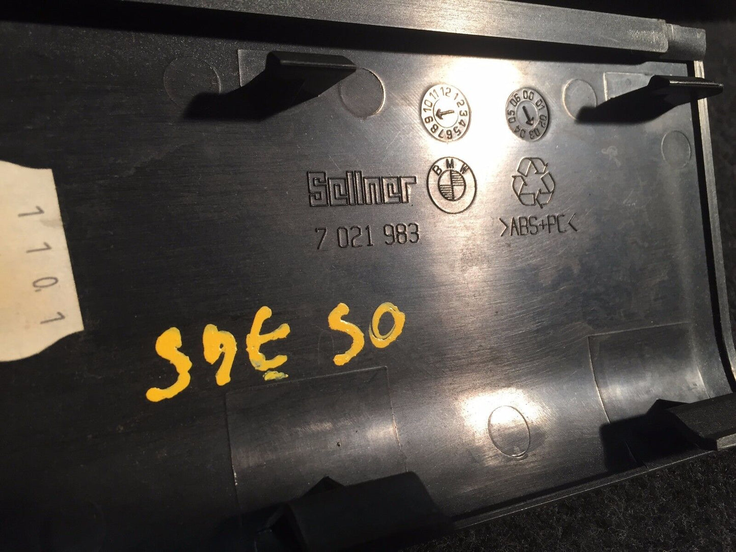 02 03 04 05 BMW E65 E66 Front Console Insert Headliner Plastic Trim OEM