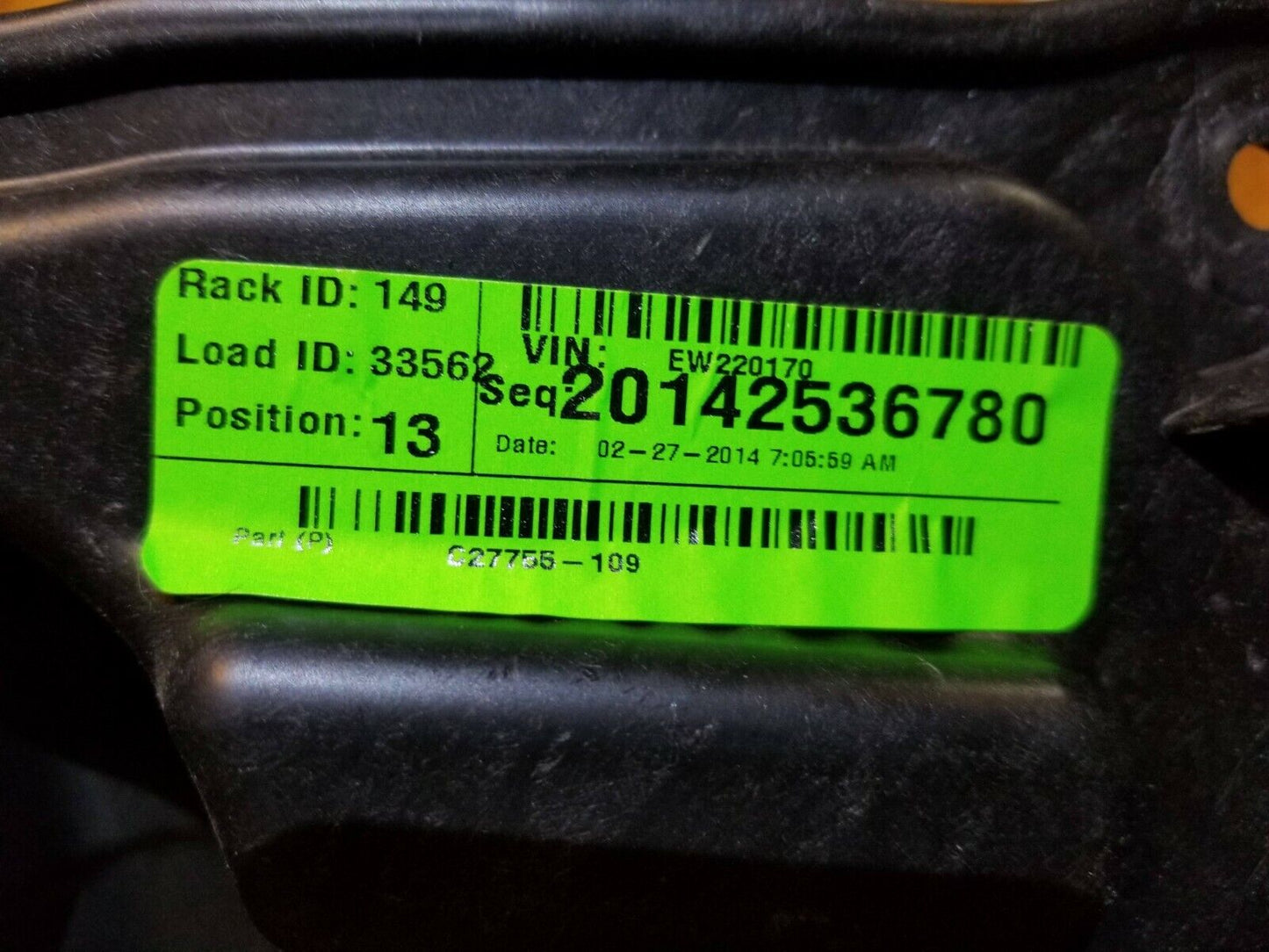 14 15 16 17 Jeep Cherokee Front Door Regulator Panel Driver Side Left OEM