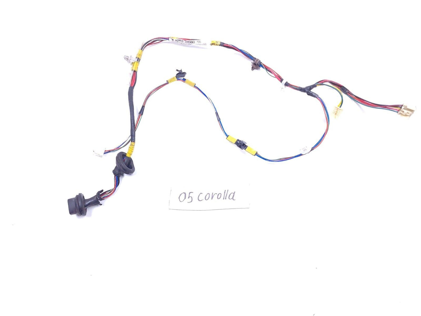 03 - 08 Toyota Corolla Rear Door Wire Harness Driver Side Left OEM