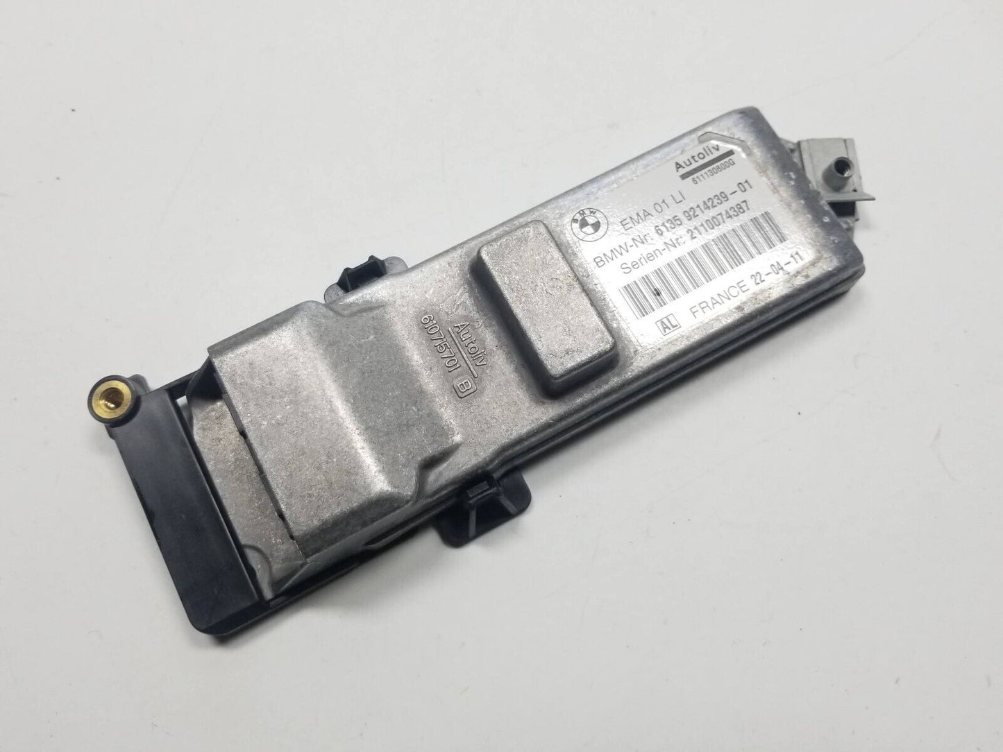 09 10 11 12 BMW 750li Driver Left Seat Belt Retractor Control Module 9214239 OEM
