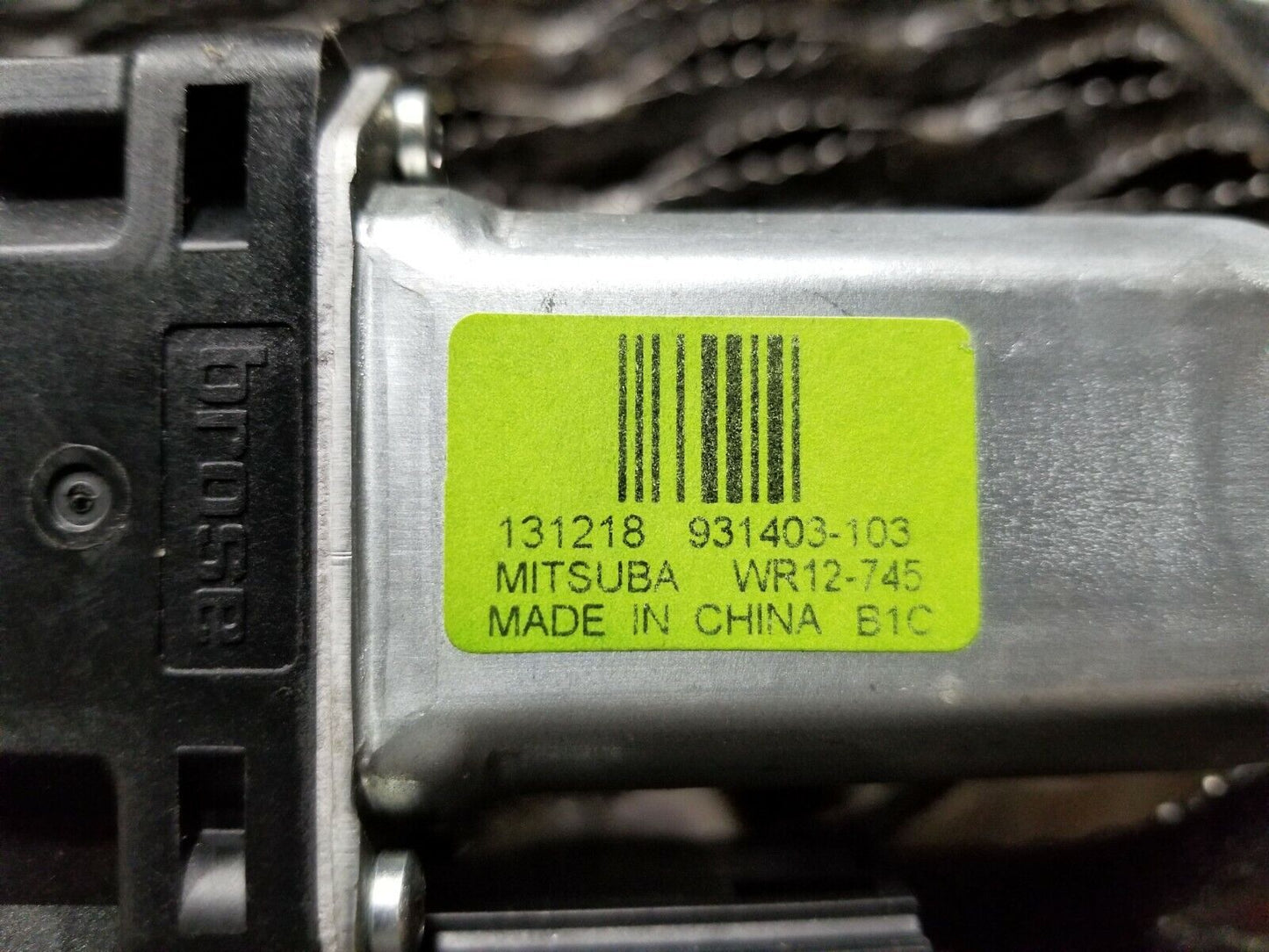 14 15 16 17 Jeep Cherokee Rear Door Window Motor Passenger Side Right  OEM