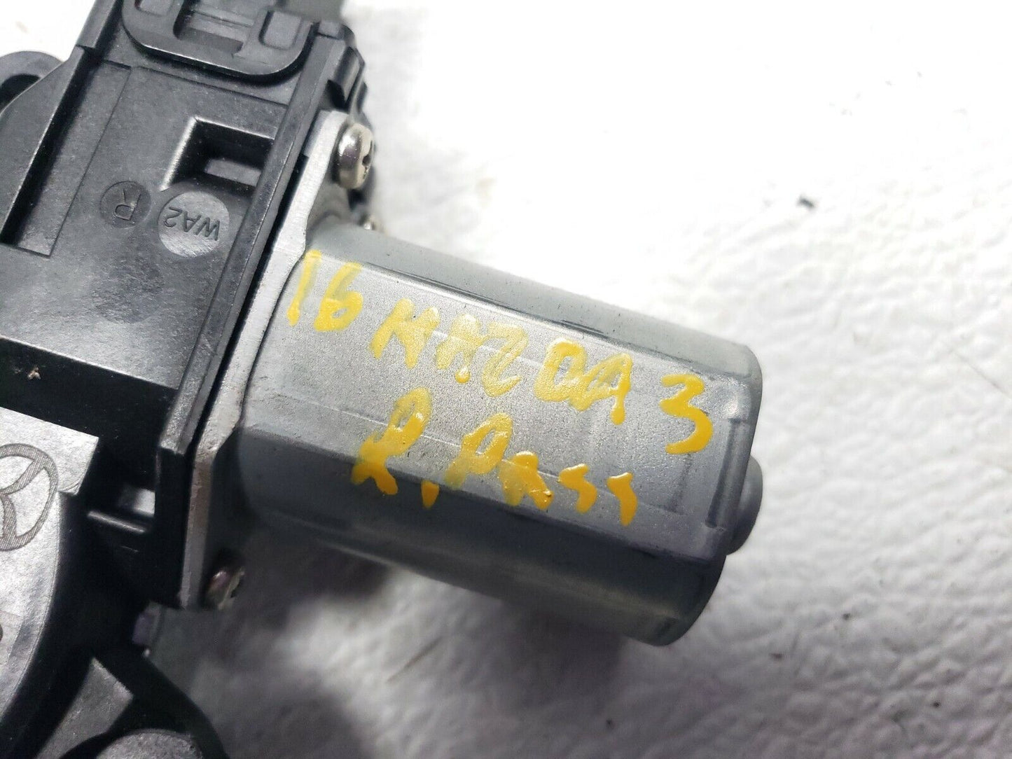 14 15 16 Mazda 3 Rear Right Pass Door Window Motor Regulator OEM 41k Miles