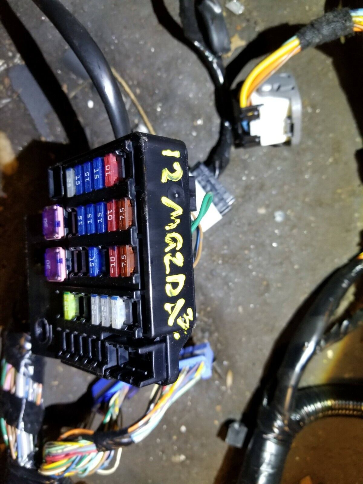 10 11 12 13 Mazda 3 Sedan Dash Wire Wiring Harness OEM