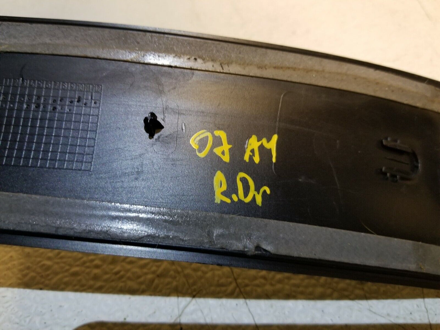 06 07 08 Audi A4 Rear Left Drievr Door Sill Scuff Plate OEM 85k Miles