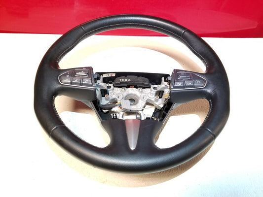 16 17 Infiniti Q50 Steering Wheel W/ Controls Leather OEM