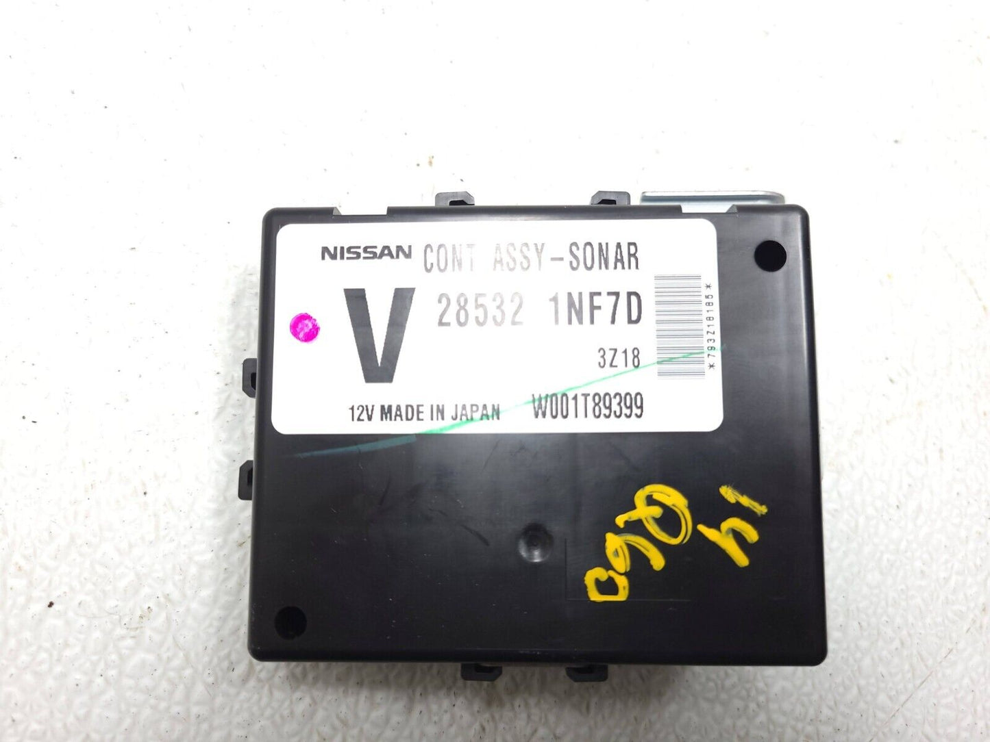 2014 2015 Infiniti Q60 Sonar Control Module 285321nf7d OEM