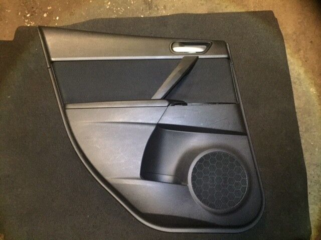 09 10 11 12 13 Mazda 3 Hatch Rear Left Door Trim Panel Driver Side OEM