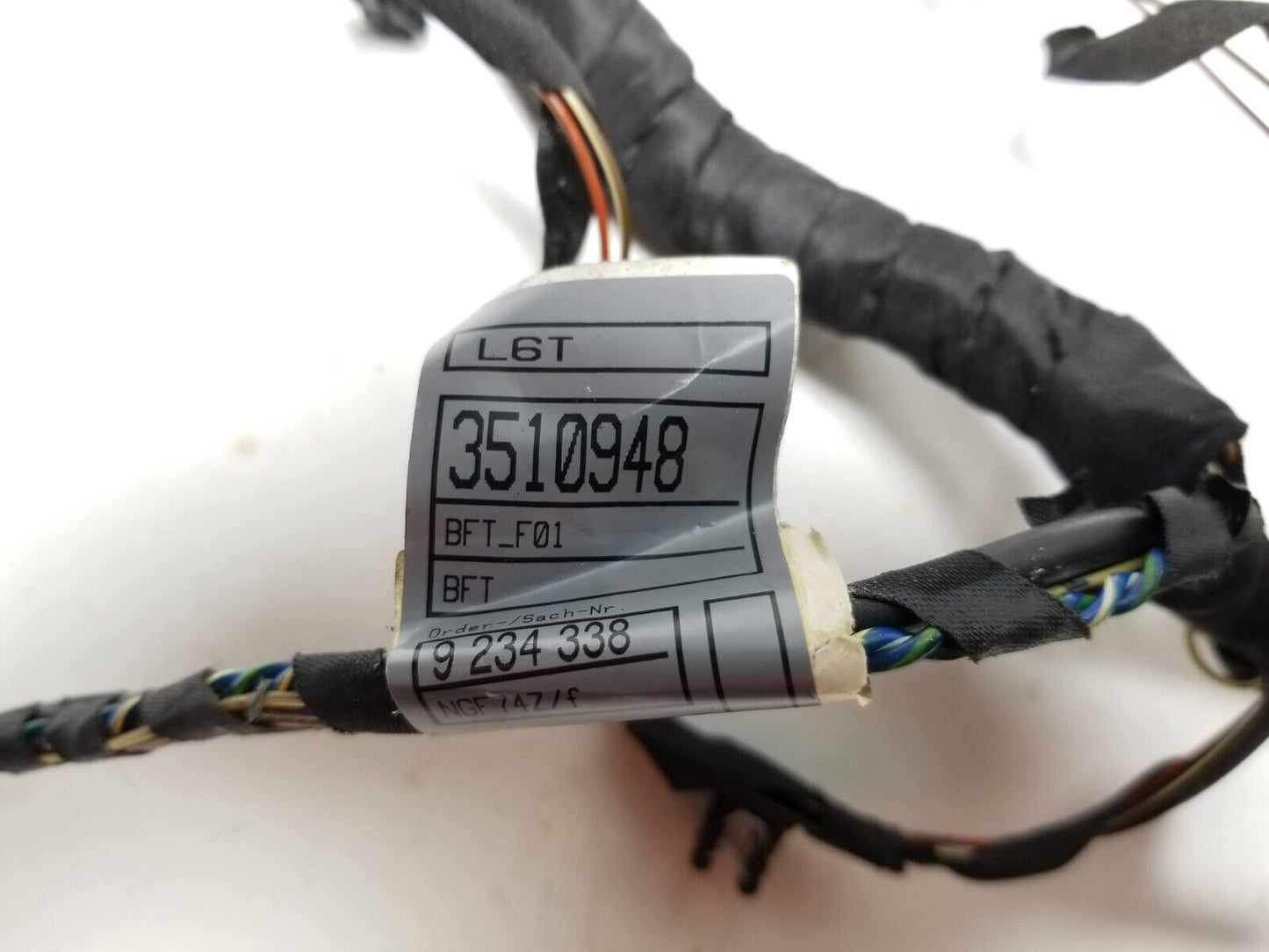 09 10 11 12 BMW 750li Front Right Pass Door Wire Harness OEM