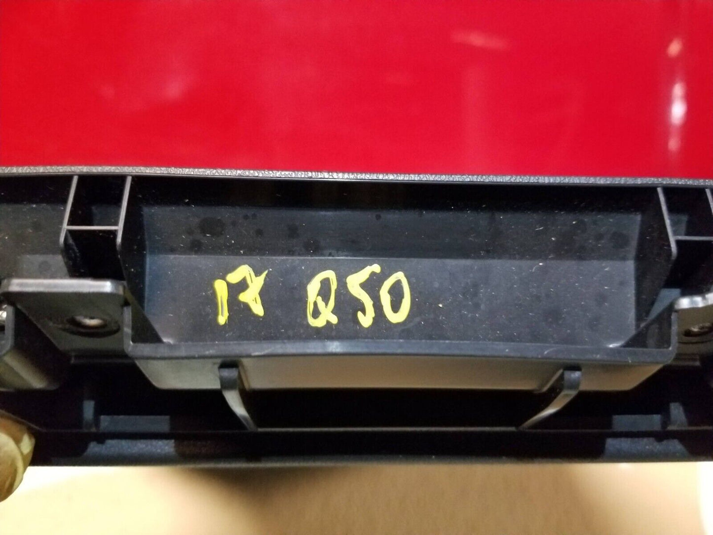 16 17 18 19 Infiniti Q50 Ski Door Rear Center Seat Panel  OEM