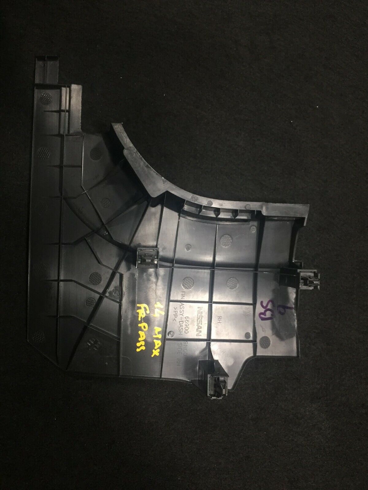 09 10 11 12 13 14 Nissan Maxima Right Pass Side Dash Finisher Panel Trim OEM
