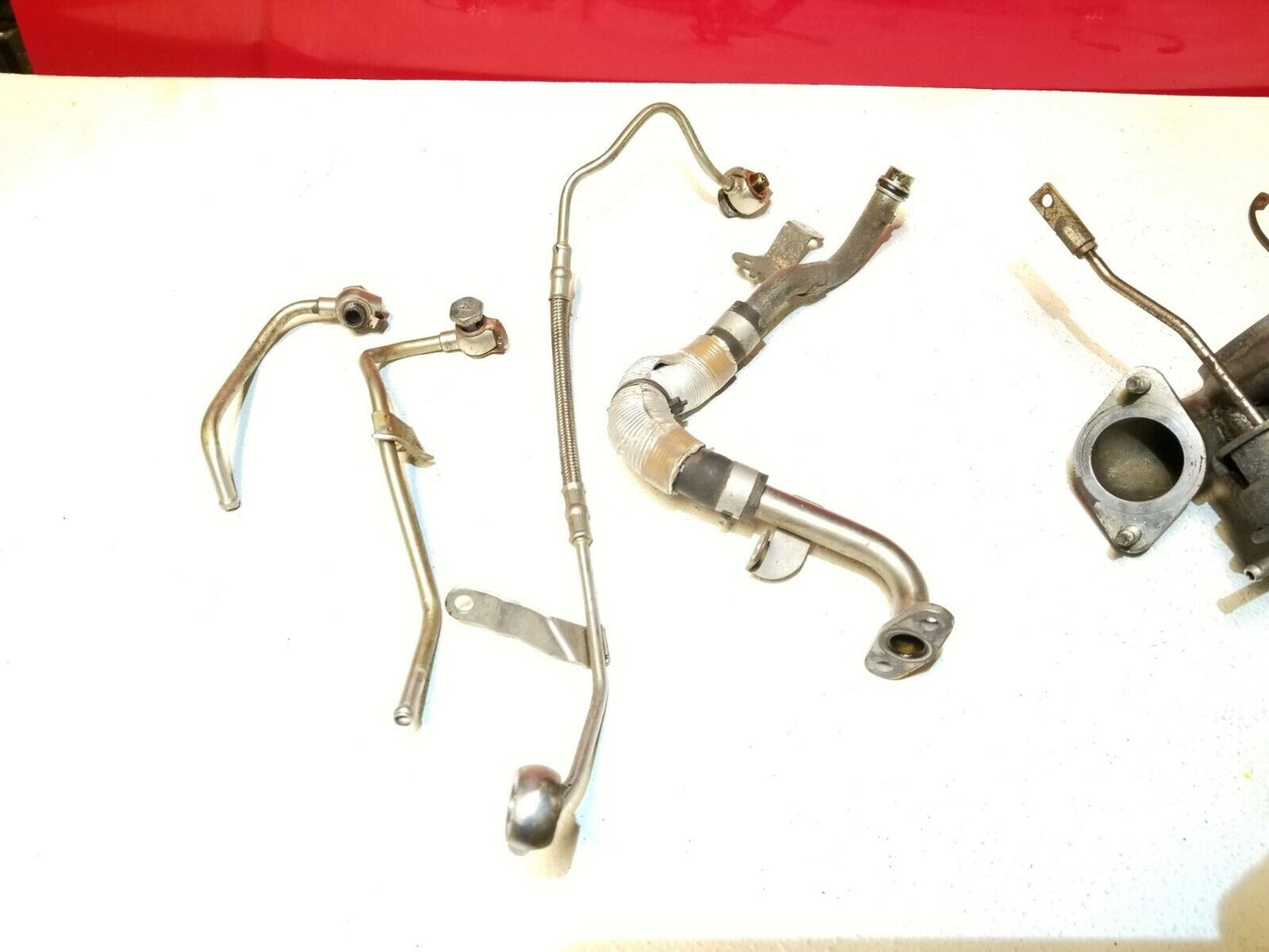 11 12 13 14 Nissan Juke Turbocharger Wastegate Cold Part Oil & Coolant Pipe  OEM