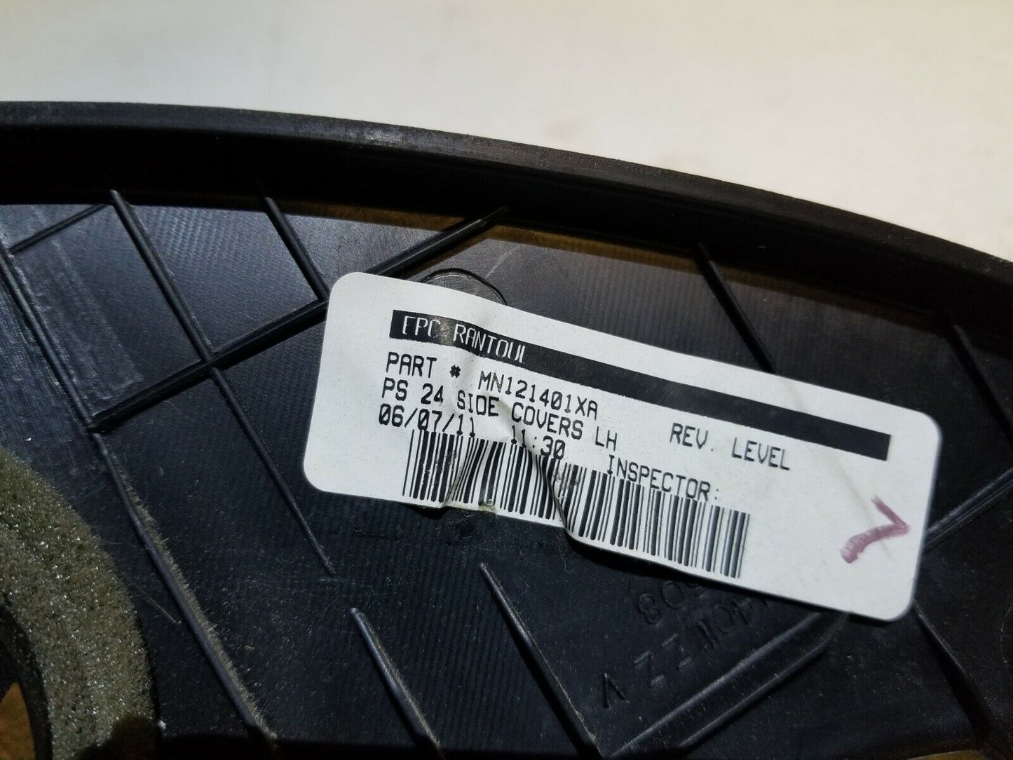 09 10 11 12 Mitsubishi Eclipse Left Driver Side Dash End Cap Cover Trim OEM 51k