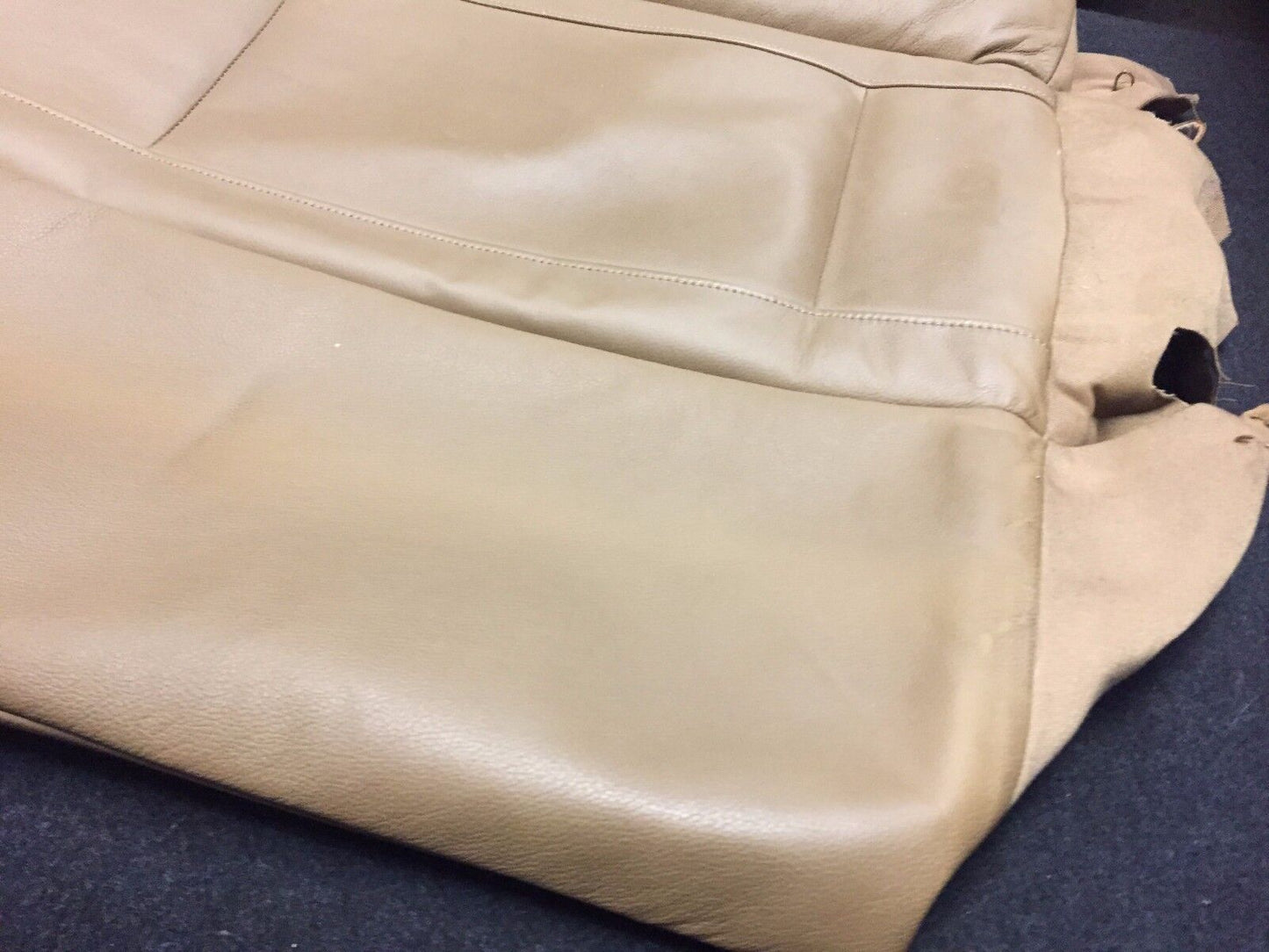 02 03 04 05 BMW 745i E65 Rear Right Passenger Side Back Upper Leather Seat OEM