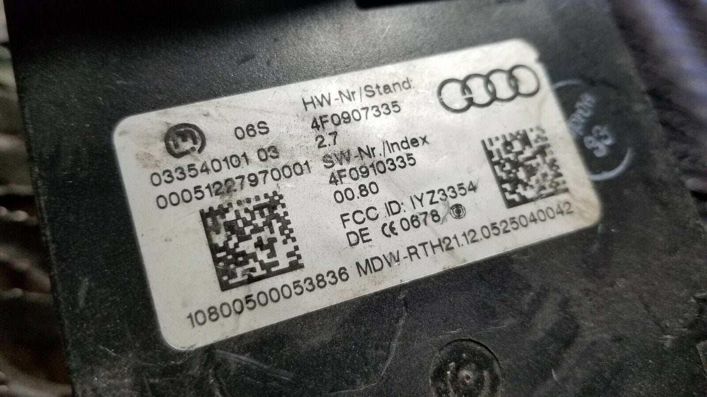 2006 2007 2008 Audi A6 Theft Locking Control Module OEM 4f0907335 #17
