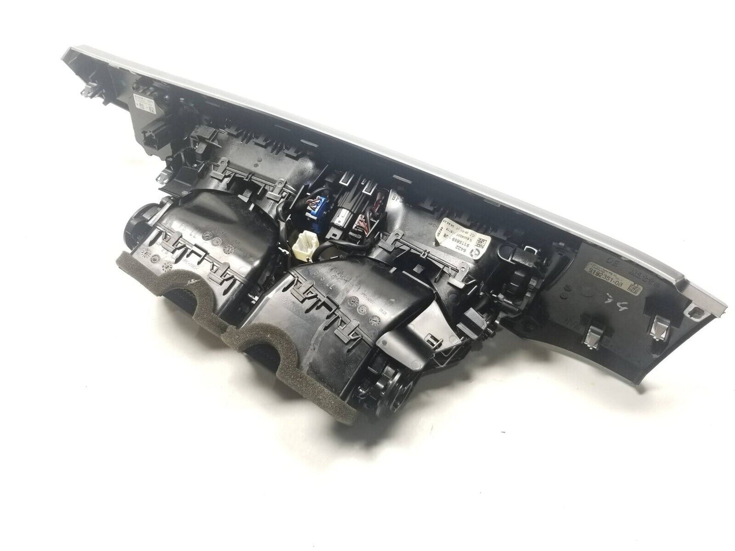 09 10 11 12 BMW 750li Dash Center Air Vent Panel W/ Start & Hazard Switch OEM