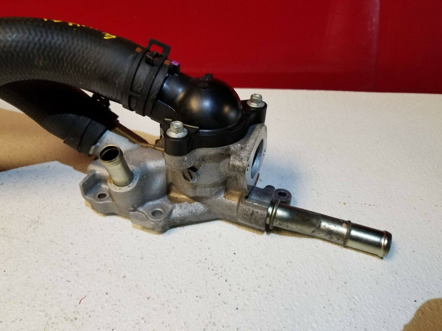 14 15 16 Mazda 3 2.0l Skyactiv Engine Thermostat Housing OEM 41k Miles