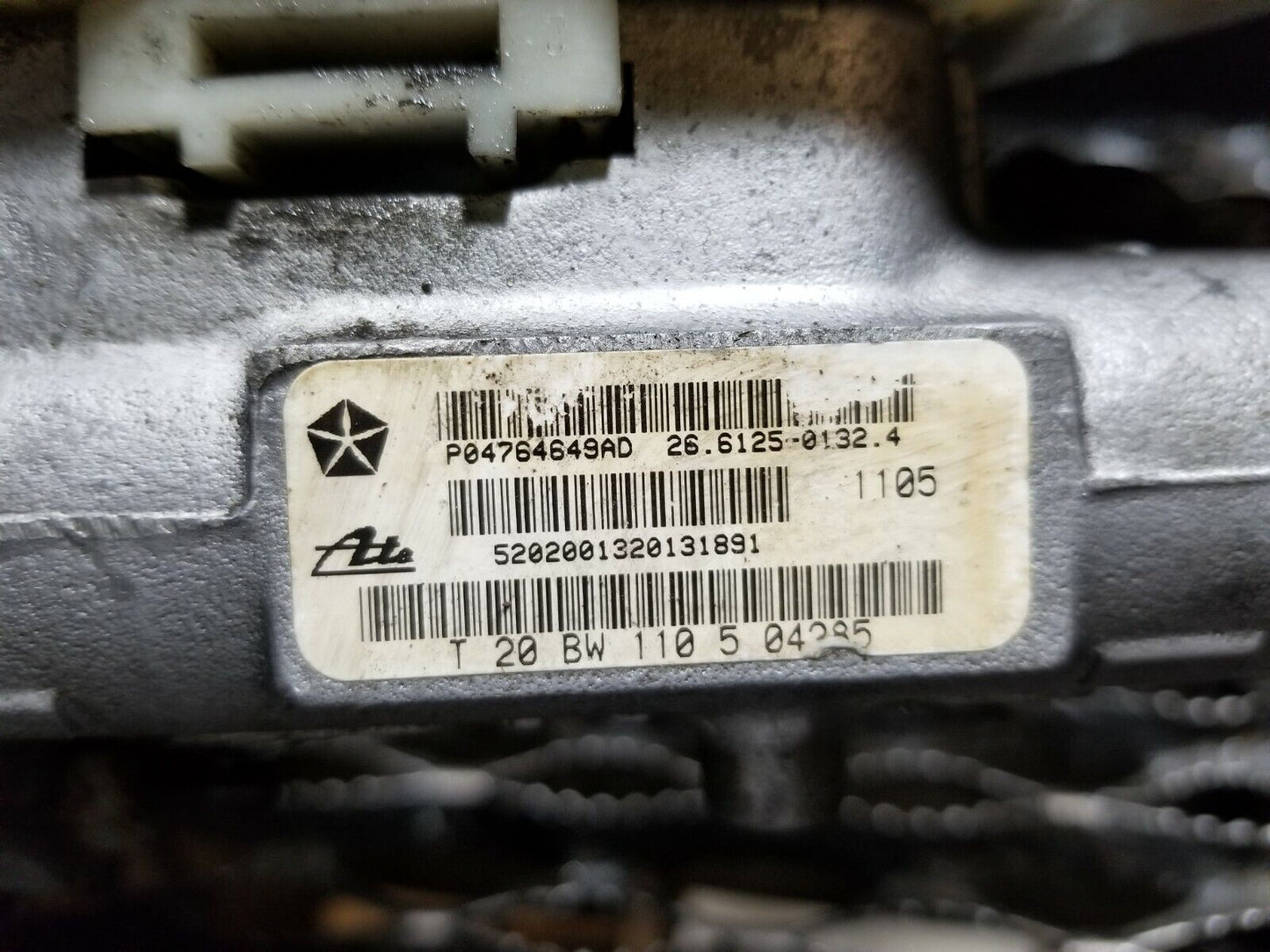 04 05 06 Chrysler Sebring Convertible Power Brake Booster W/ Master Cylinder OEM