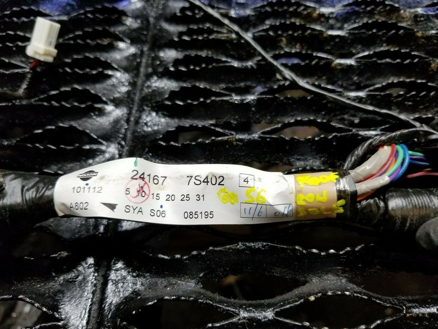 04 05 06 07 Infiniti QX56 Center Console Wire Wiring Harness 24167-7s402 OEM