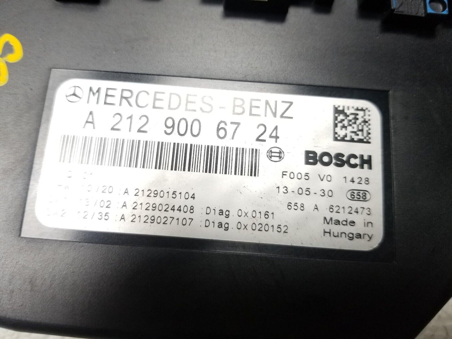 12 13 14 Mercedes-benz C300 Sam Fuse Relay Junction Box OEM A2129006724 OEM
