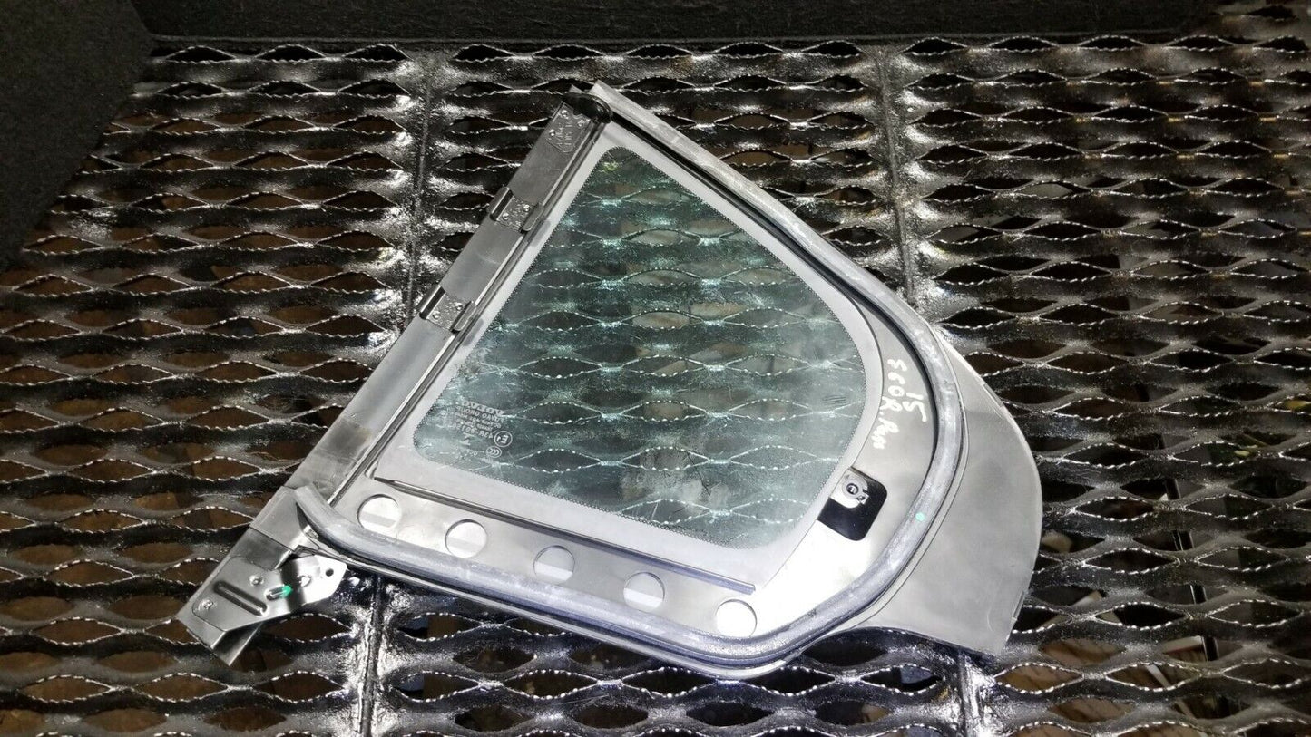 14 15 16 17 Volvo S60 Rear Right Passenger Side Door Vent Window Glass OEM 42k