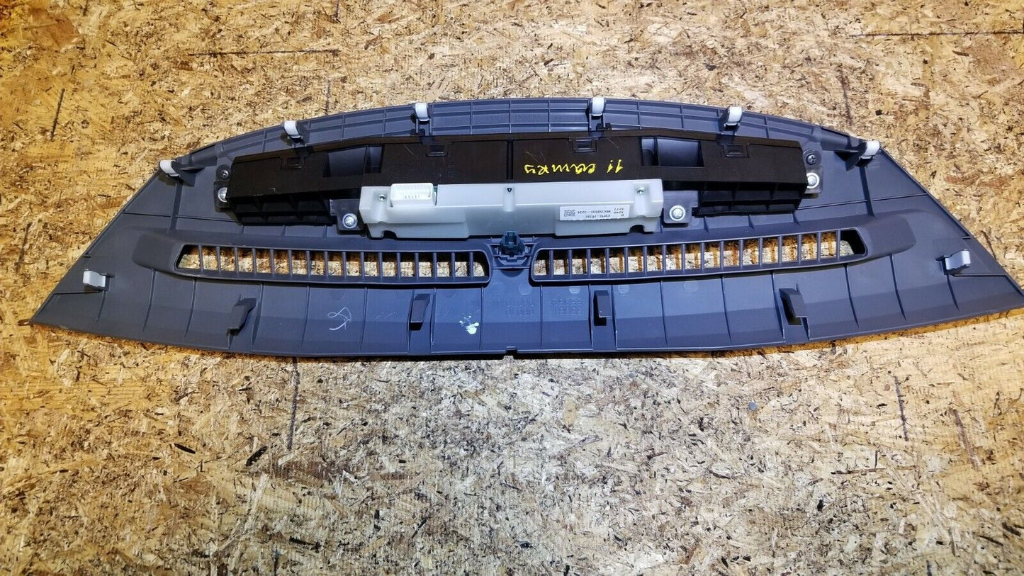 09 10 11 Toyota Camry Digital Clock Bezel Dash Defroster Trim Panel OEM