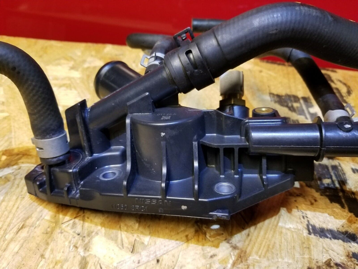 16 17 18 Nissan Sentra 1.8l Thrmostat Housing Outlet OEM 8k Miles