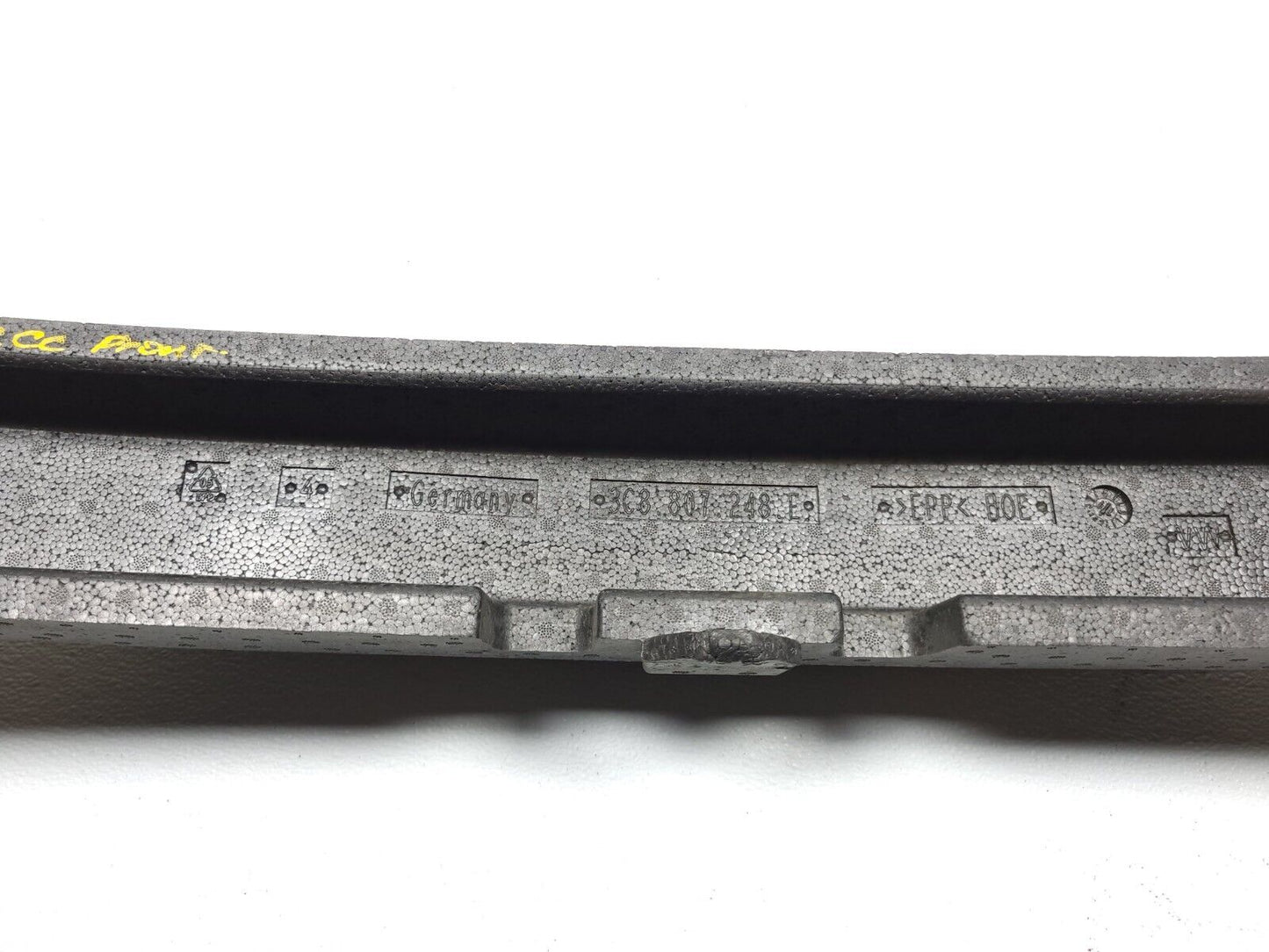 09 10 11 12 Volkswagen Cc Front Bumper Reinforcement Absorber Foam OEM