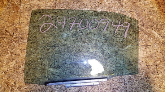 09 10 11 Toyota Camry Rear Left Driver Side Door Window Glass OEM