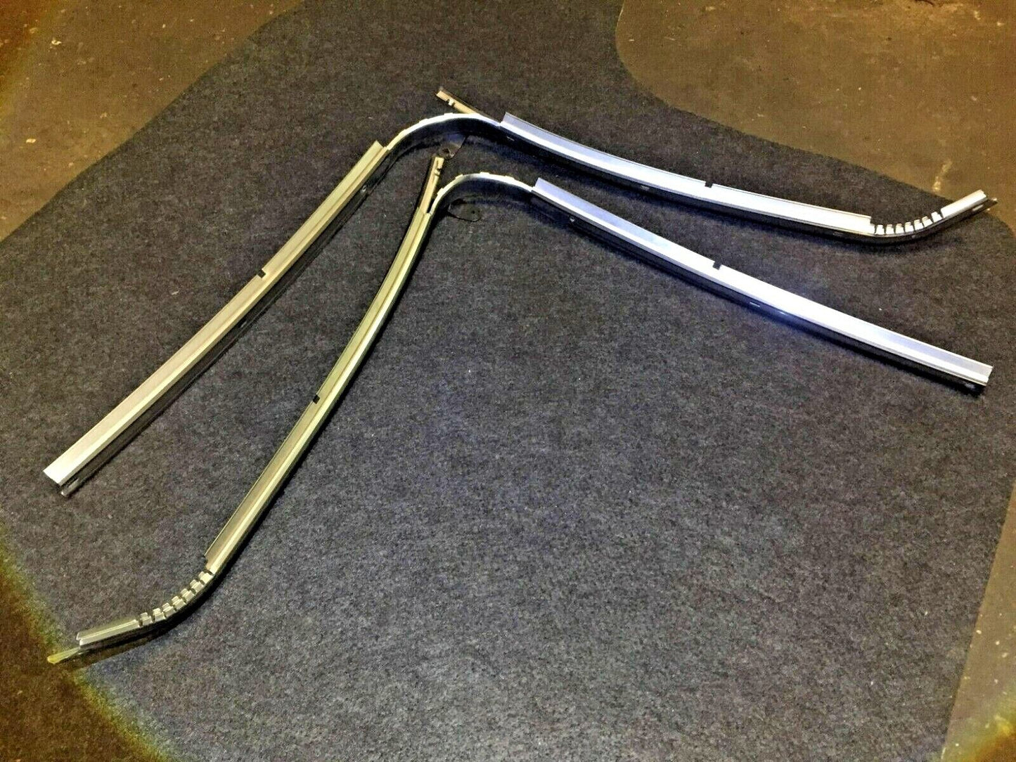 2006 - 2012 Mitsubishi Eclipse Convertible Top Roof Holder Windshield Glass OEM