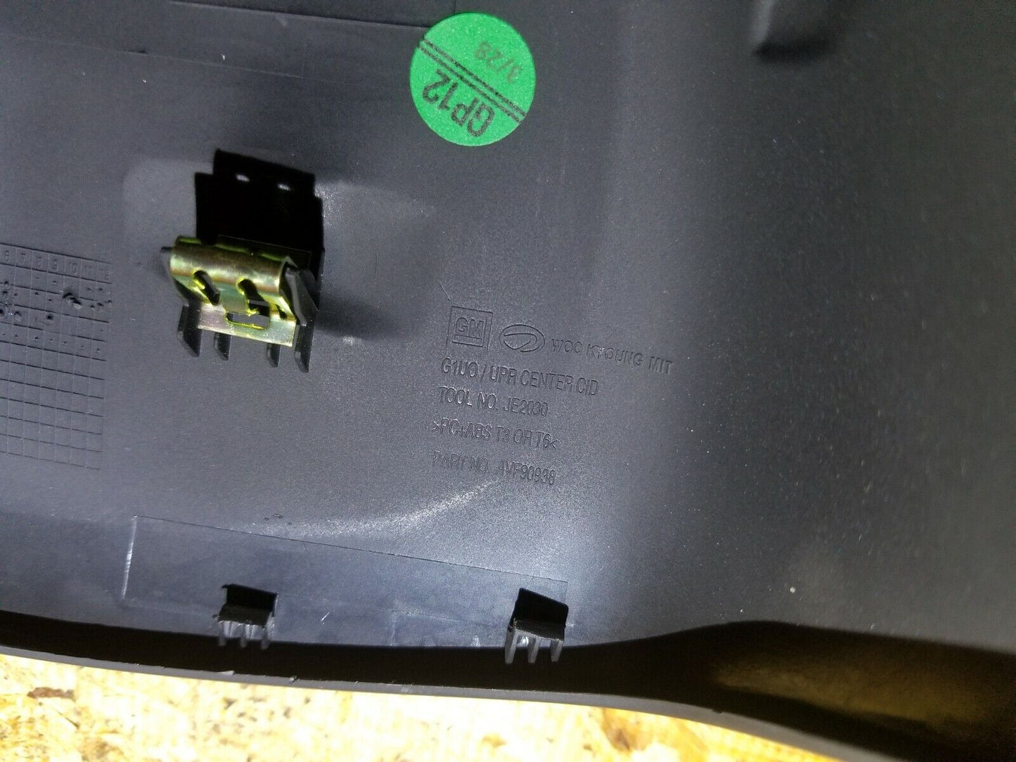 13 14 15 16 Buick Encore Dash Upper Info Display Cover Trim OEM 32k Miles