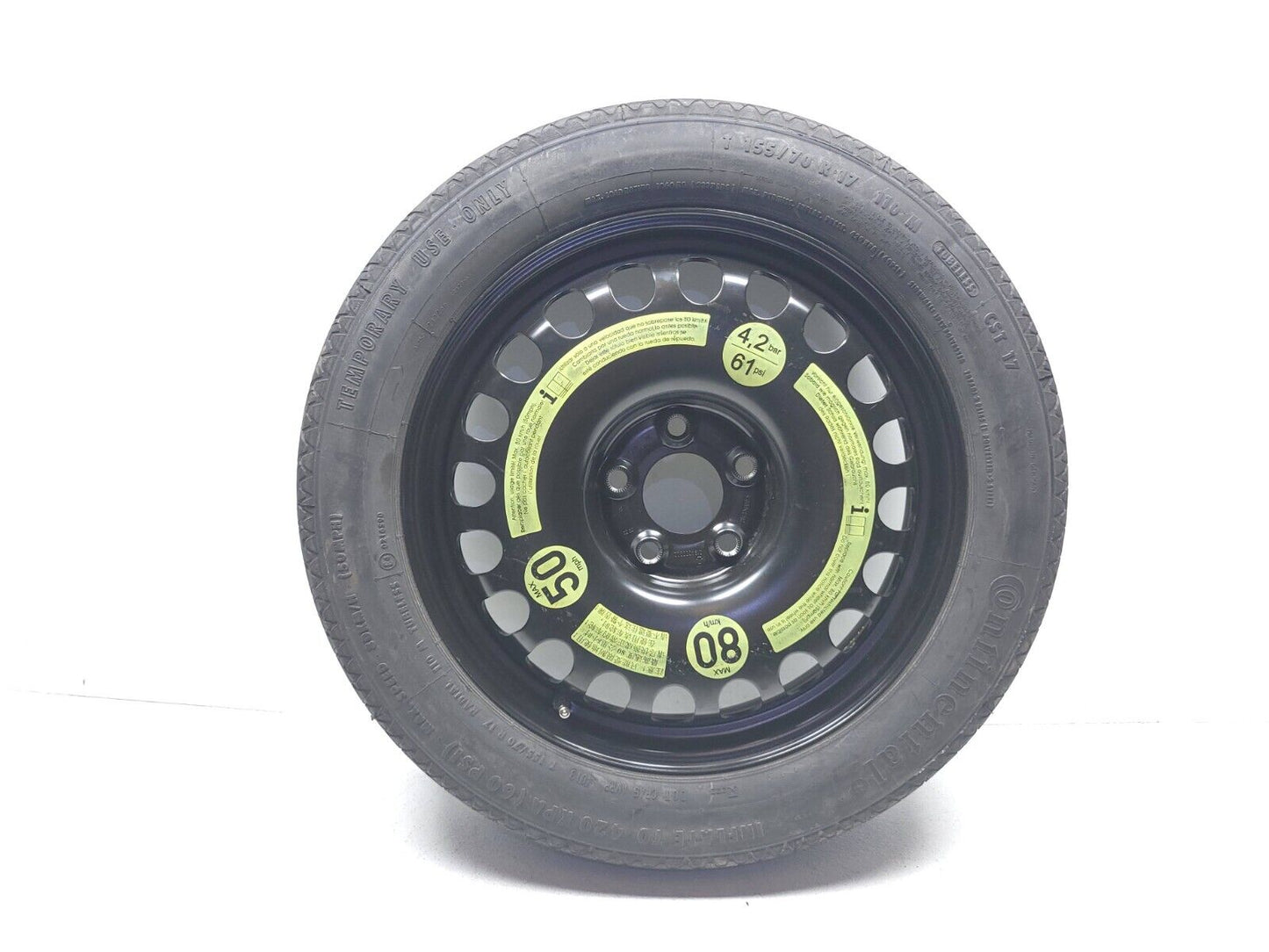2011 - 2015 Mercedes E350 W212 Spare Tire 155/70r17 OEM