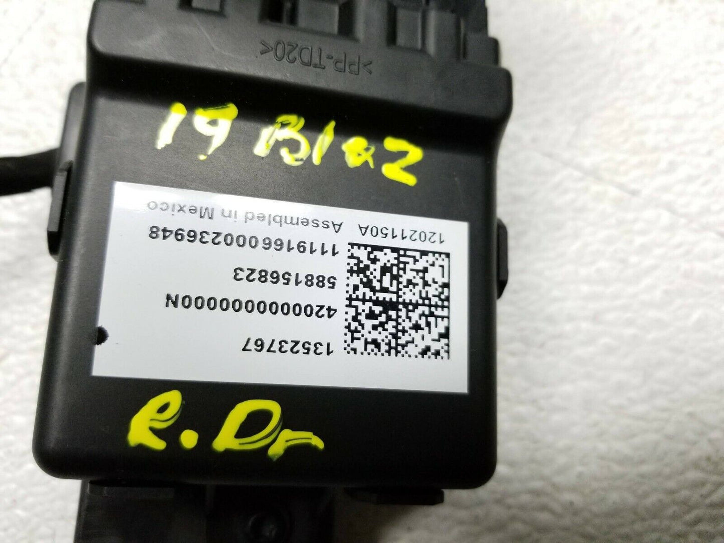 19 20 Chevrolet Blazer Rs Rear Left Driver Seat Control Module OEM 11k