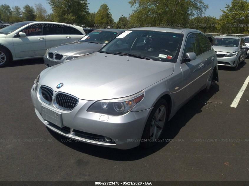 04 05 06 07 BMW 530xi E60 Reardoor Window Chrome Molding Driver Side Left OEM