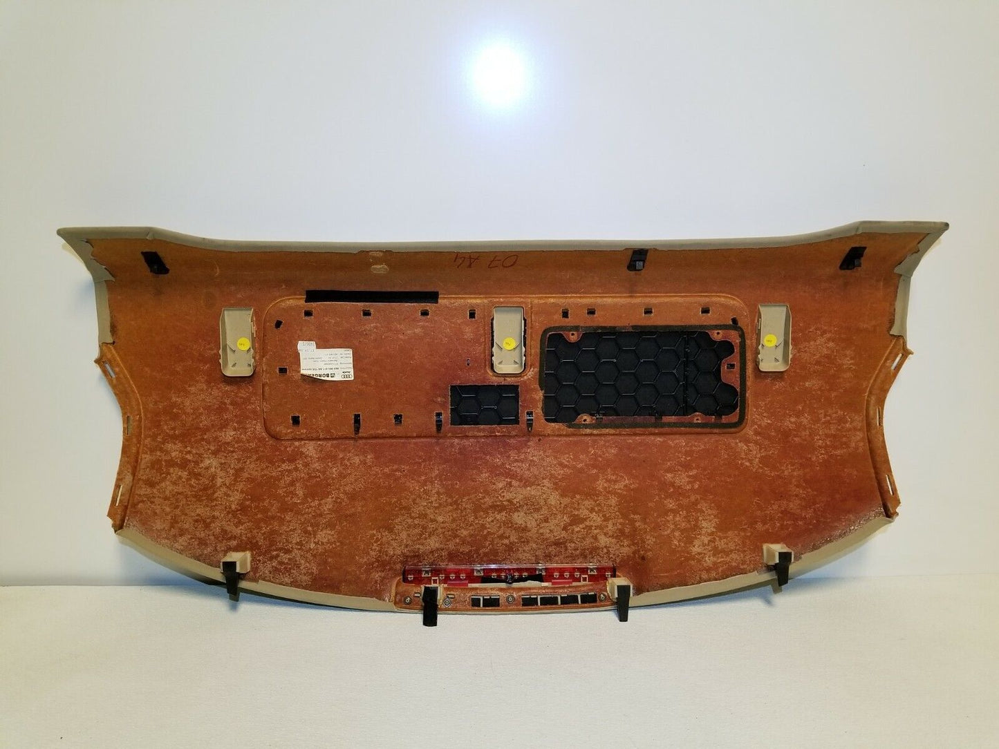 06 07 08 Audi A4 Sdn Rear Shelf Deck Tray Panel W/ 3rd Brake Stop Light OEM 85k