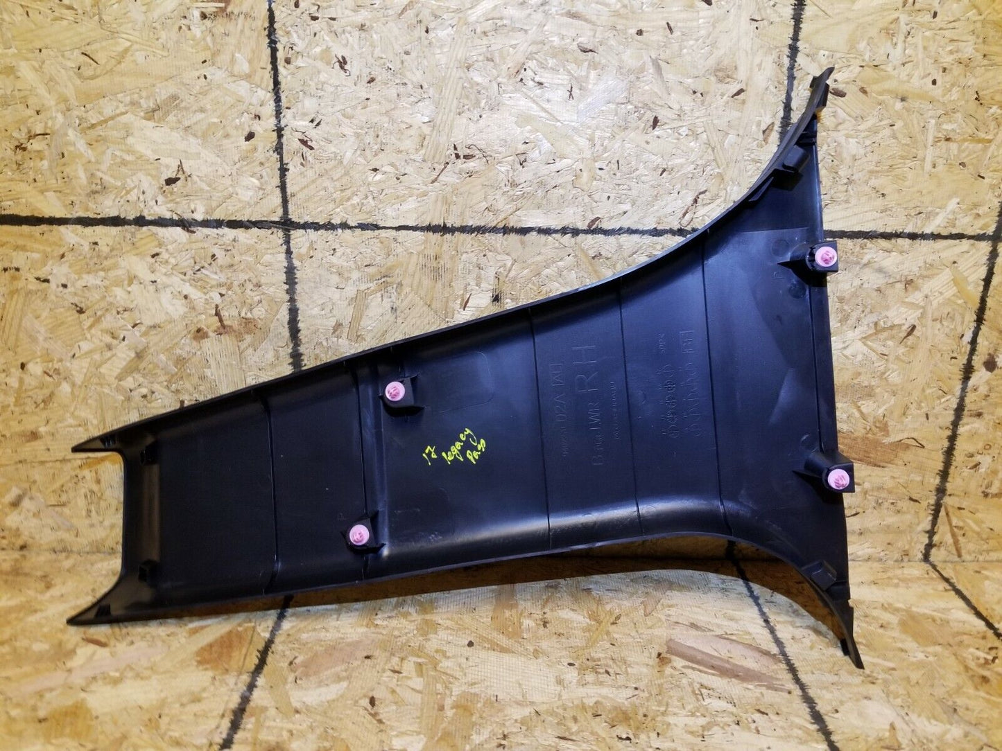 15 16 17 Subaru Legacy Center Lower B Pillar Trim Panel Right Pass Side OEM 10k