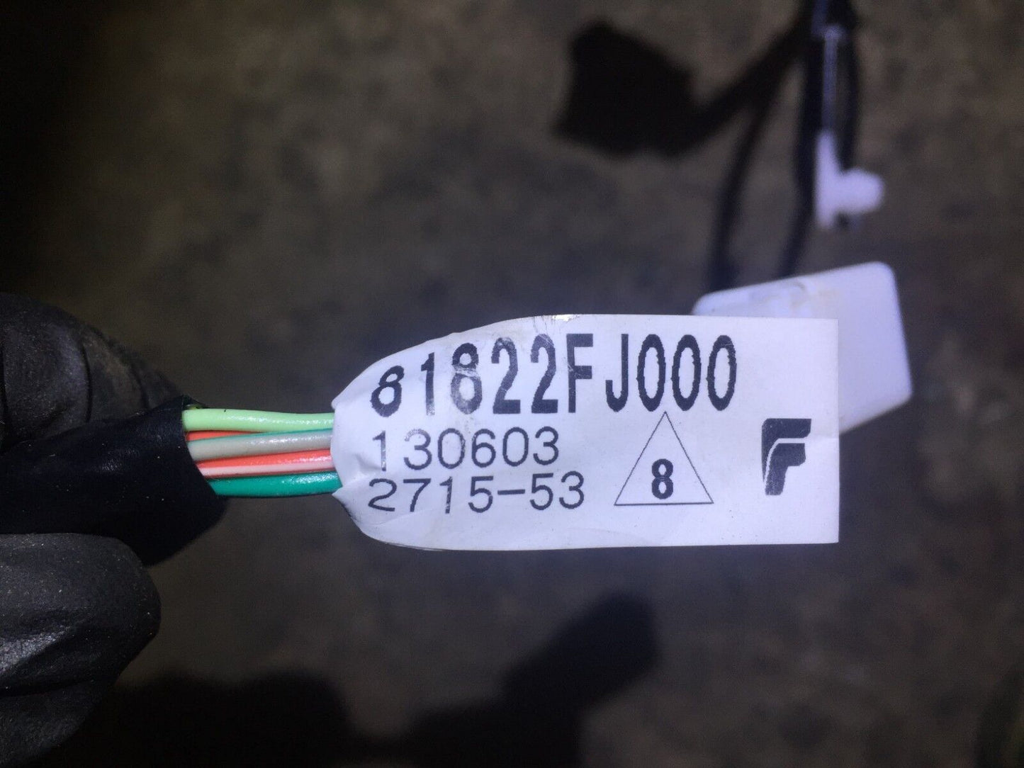 13 14 15 Subaru Xv Crosstrek Rear Door Wire Harness Passenger Side Right OEM