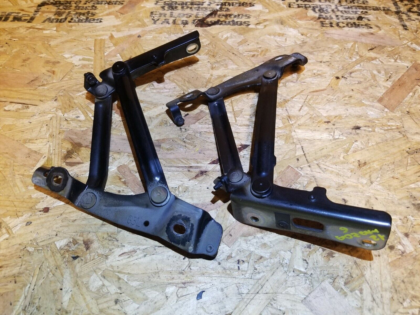 09 10 11 12 13 Mazda 6 Hood Hinge Left & Right Pair OEM