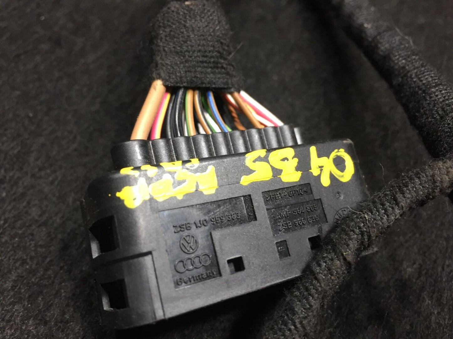 02 03 04 05 Volkswagen Passat Rear Right Pass Side Wire Harness OEM D23