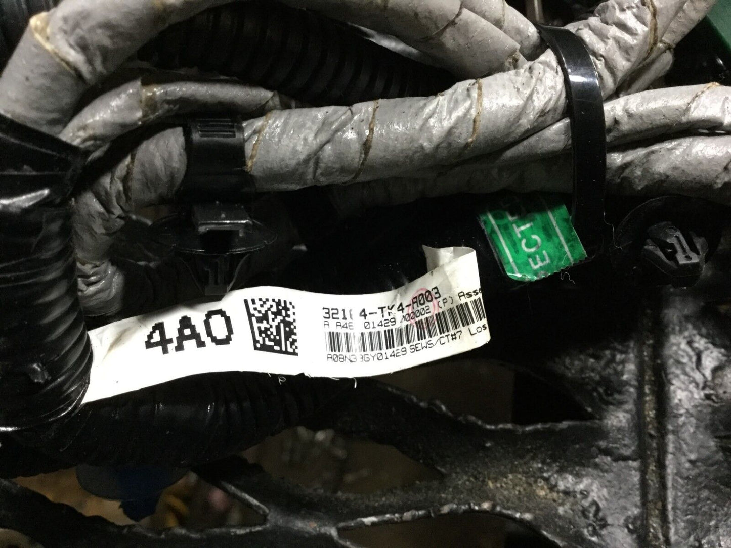 2009 2010 2011 Acura Tl 3.7l Dash Wire Wiring Harness 32104-tk4-a003 OEM