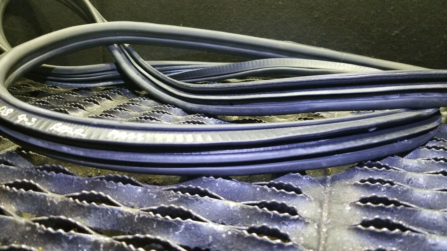 08 09 10 11 Saab 93 9-3 Rear Right Passenger Side Door Weatherstrip Seal OEM