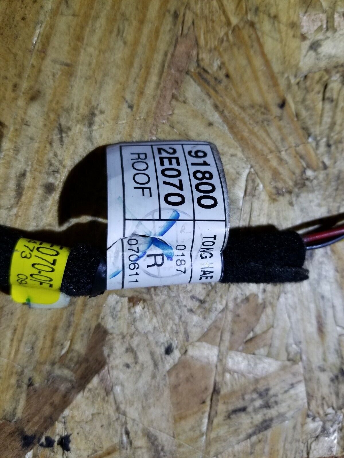 07 08 09 Hyundai Tucson Roof Wire Harness 91800-2e070 OEM 89k