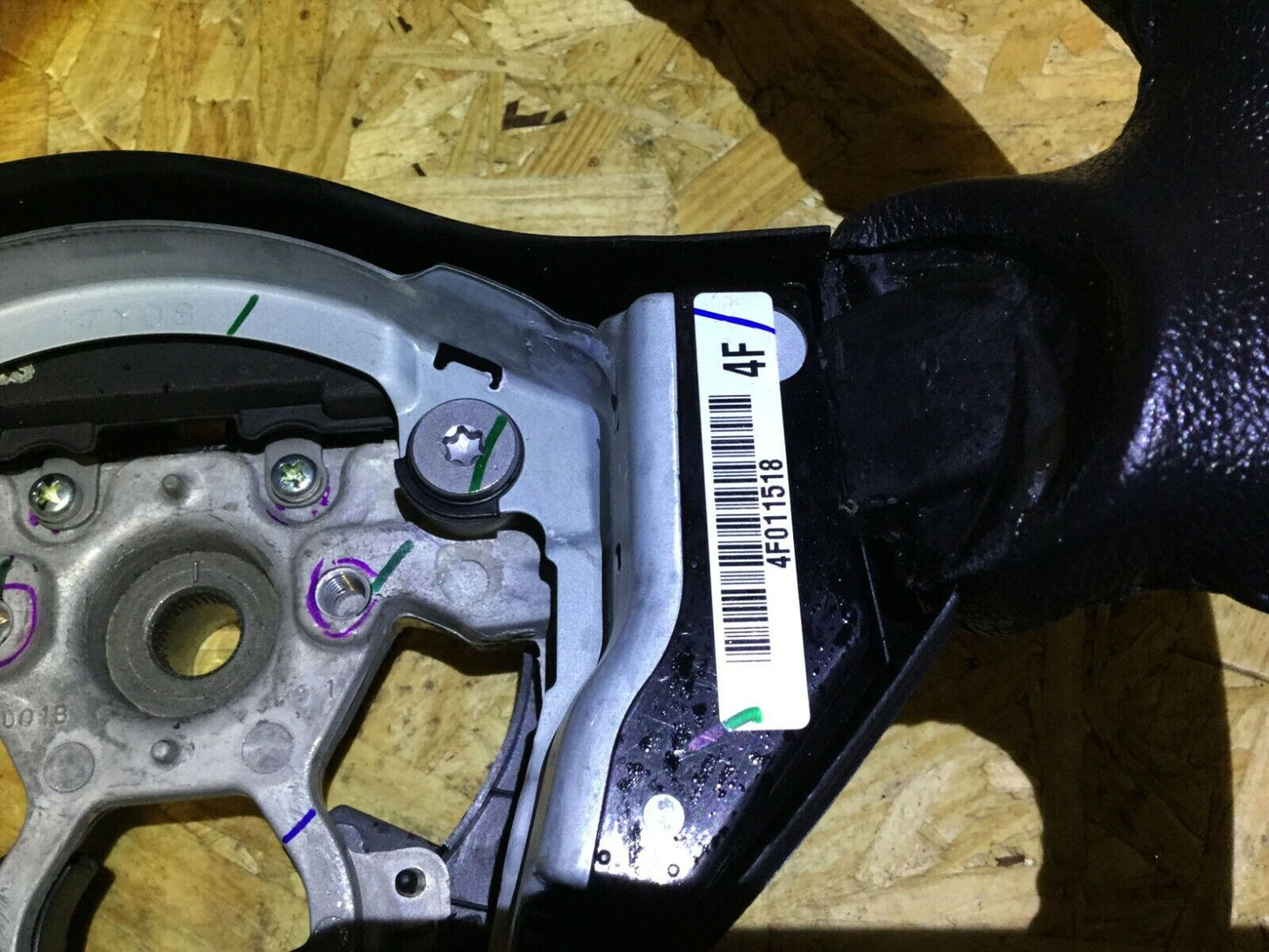 16 17 18 Nissan Sentra 3-spoke Steering Wheel OEM 8k