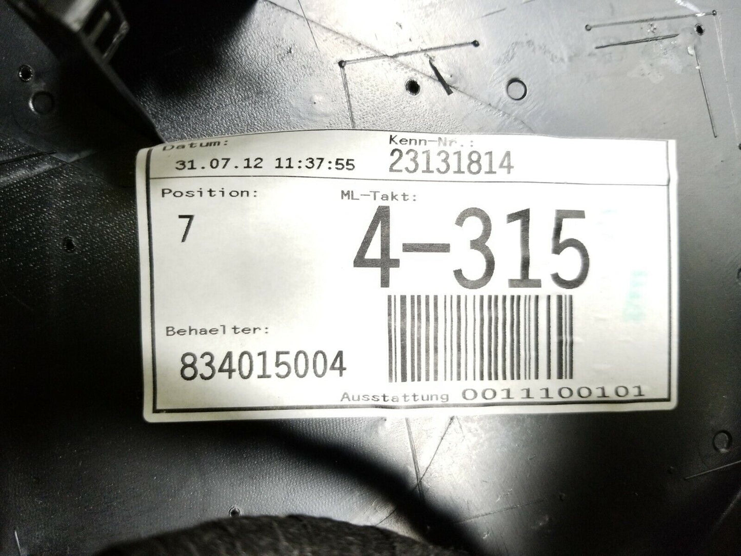 10 11 12 Audi Q5 Front Left Driver Door Trim Panel OEM 72k Miles