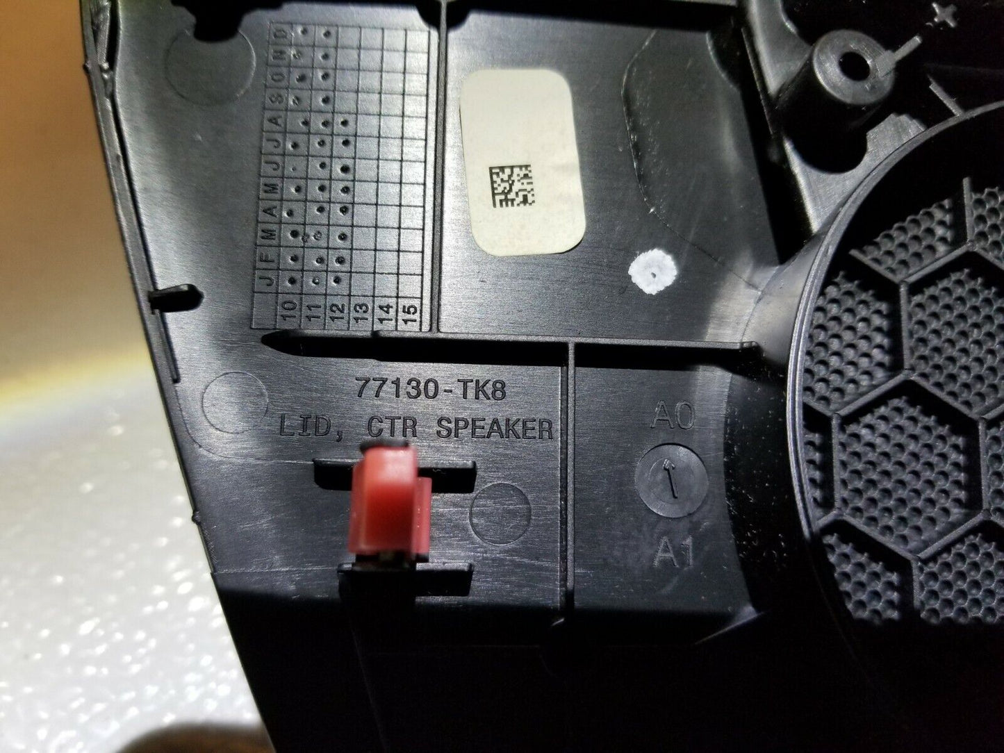 11 12 13 Honda Odyssey Dash Center Speaker Cover OEM