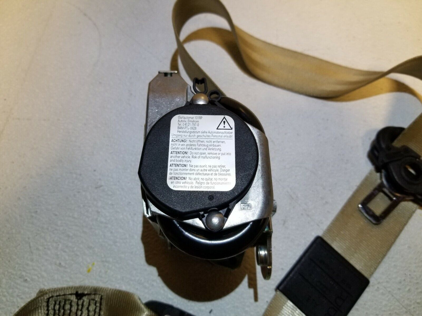 06 07 08 Audi A4 Righ Passenger Seat Belt Retractor OEM 85k Miles