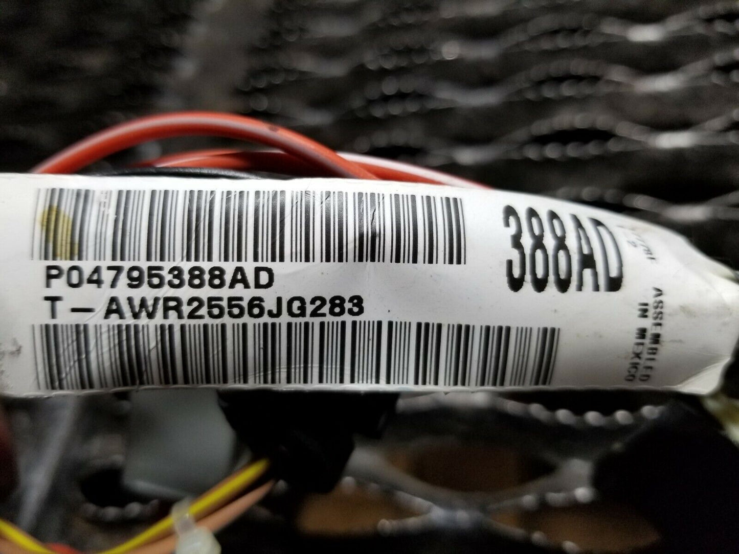 07 08 09 10 Chrysler Sebring Rear Right Pass Door Wire Harness OEM