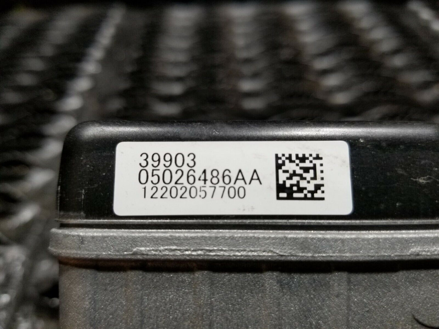 11 12 13 Jeep Grand Cherokee Front Right Passenger Seat Power Inverter OEM