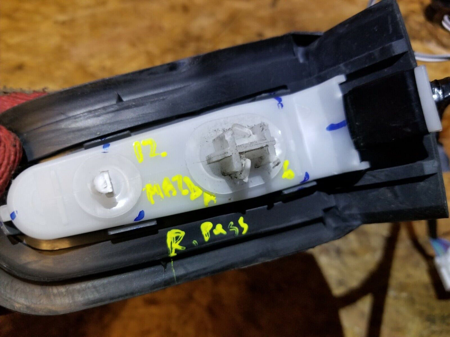 09 10 11 12 13 Mazda 6 Rear Right Passenger Door Wire Harness OEM