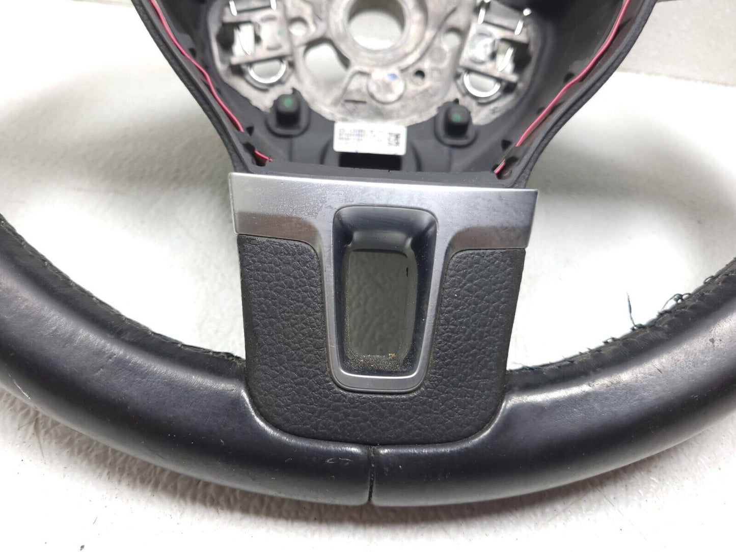 09 10 11 12 Volkswagen Cc Steering Wheel Black Leather OEM
