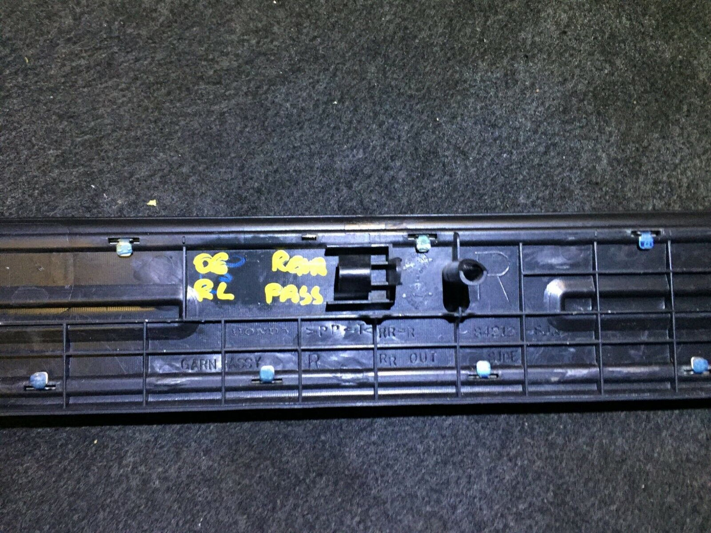 06 07 08 Acura Rl Rear Right Pass Door Step Scuff Sill Plate Trim Panel OEM D41